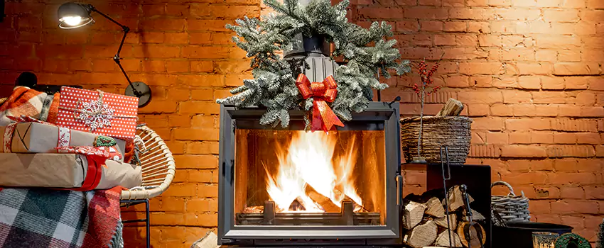 Travis Industries Linear Gas Fireplace Installation in North Haven, Connecticut