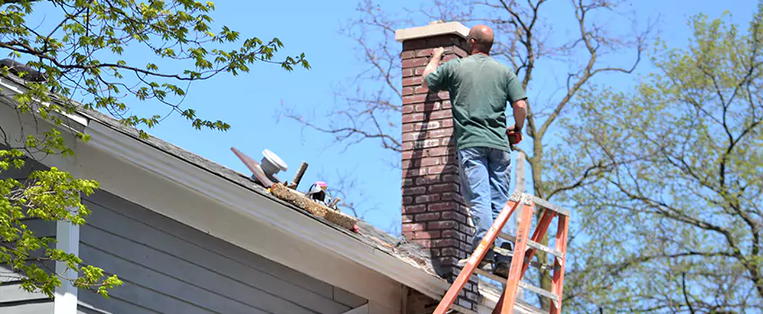 Vinyl and PVC Chimney Flashing Installation in North Haven, CT